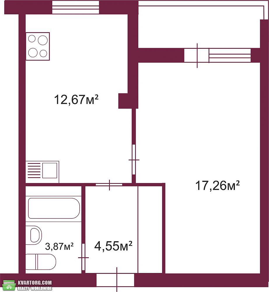Sell 1-room apartment. Одесса, Сахарова — photo 5
