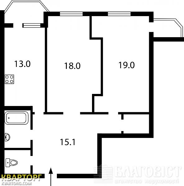 Sell 2-room apartment. Киев, козацька — photo 2