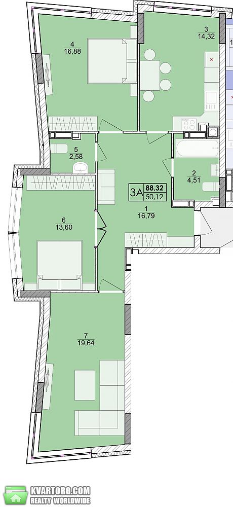 Sell 3-room apartment. Ирпень, Сковороды — photo 1