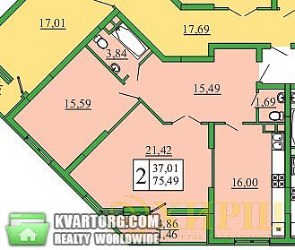 Sell 2-room apartment. Киев,  Ломоносова — photo 2