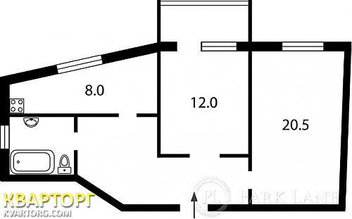 Sell 2-room apartment. Киев,  Воздухофлотский пр — photo 2