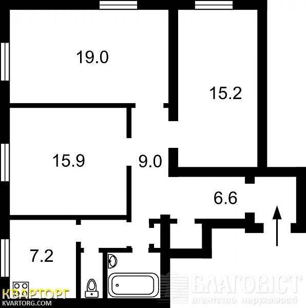 Sell 3-room apartment. Киев, Якира — photo 2