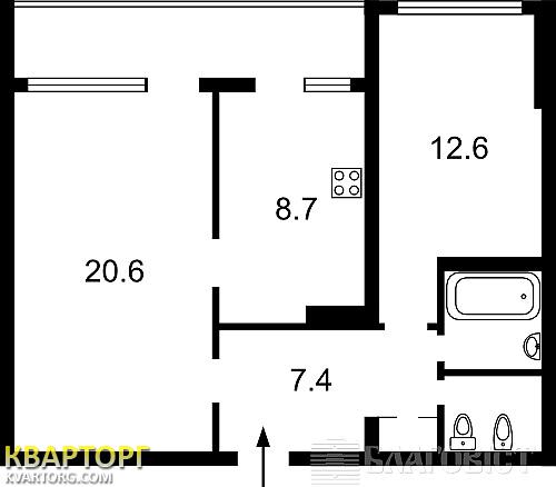 Sell 2-room apartment. Киев,  Суворова — photo 2