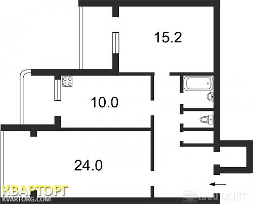 Sell 2-room apartment. Киев,  Старонаводницкая — photo 2
