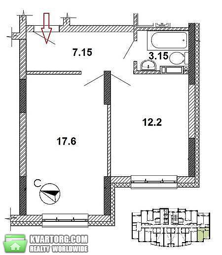Sell 1-room apartment. Киев,  Каховская — photo 6