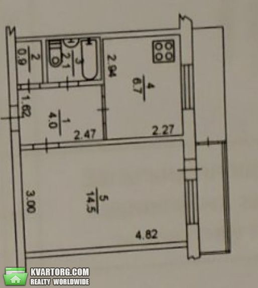 Sell 1-room apartment. Киев,  Малиновского — photo 4
