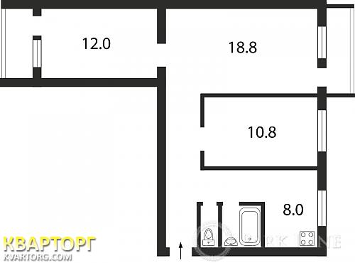 продам 3-комнатную квартиру. Киев,   Щорса - фото 5