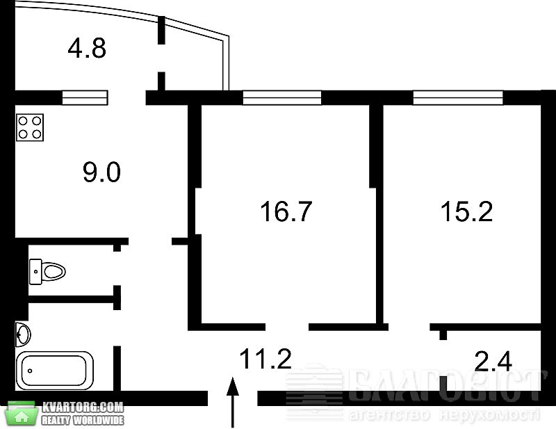 Sell 2-room apartment. Киев,  Старокиевская — photo 2