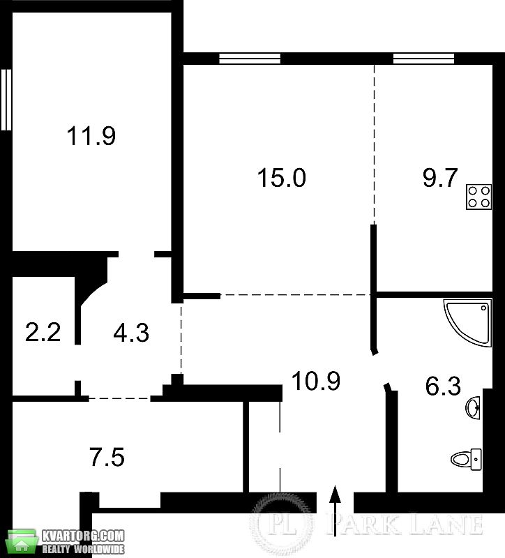 Sell 2-room apartment. Киев,  Тимошенко — photo 2