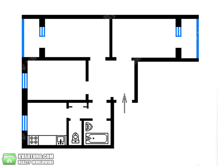 Sell 3-room apartment. Киев,  Радужная — photo 3