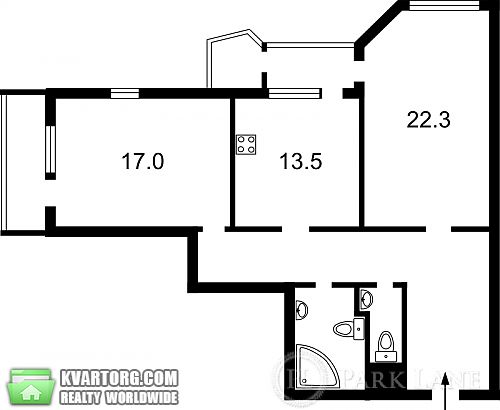 Sell 2-room apartment. Киев, Кудряшова — photo 2