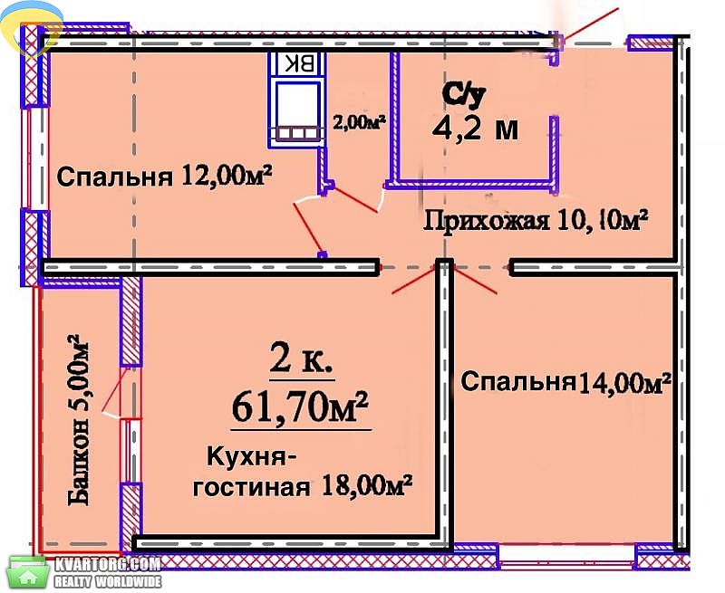 Sell 2-room apartment. Одесса,  Толбухина — photo 7