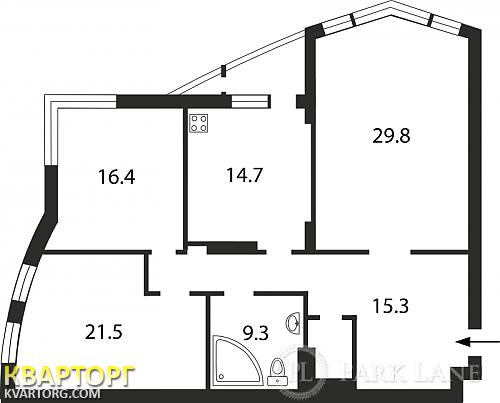 Sell 3-room apartment. Киев,  Леси Украинки бул — photo 2