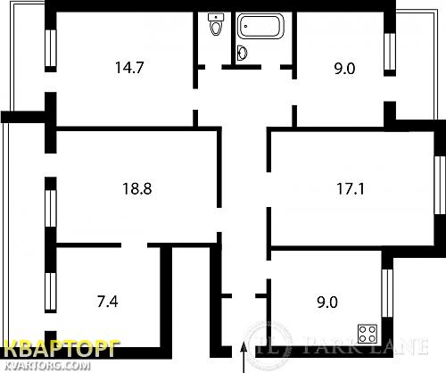 Sell 5-room apartment. Киев,  Героев Днепра — photo 6