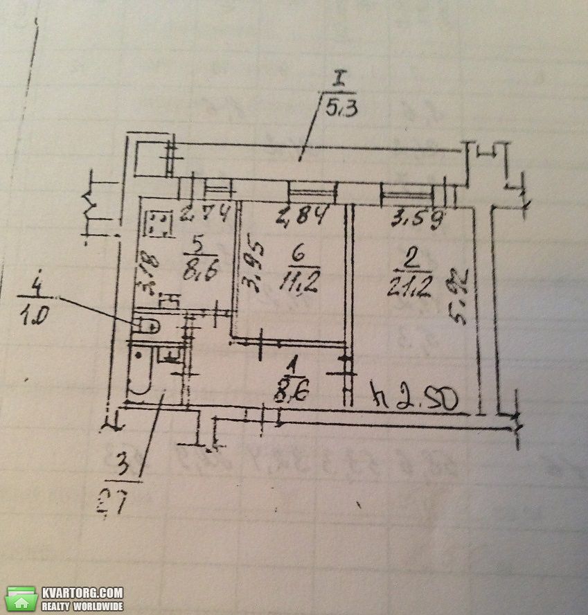 Sell 2-room apartment. Днепропетровск, К.Маркса пр. — photo 8