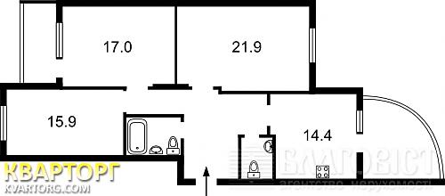 Sell 3-room apartment. Киев,  Саперно-Слободская — photo 3