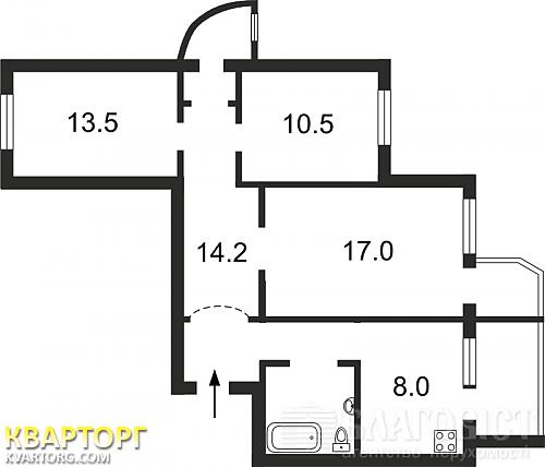 Sell 3-room apartment. Киев,  Лисковская — photo 2