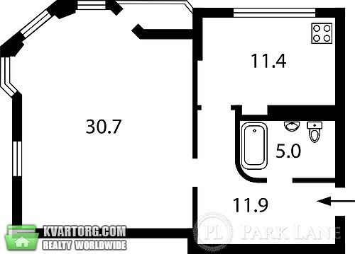 Sell 1-room apartment. Киев, Молдавская — photo 4