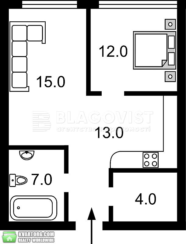 Sell 2-room apartment. Киев,  Подвысоцкого — photo 5