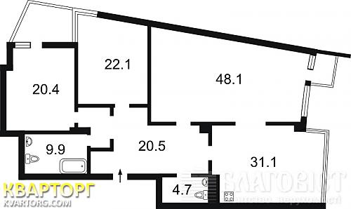 Sell 3-room apartment. Киев,  Ломоносова — photo 2