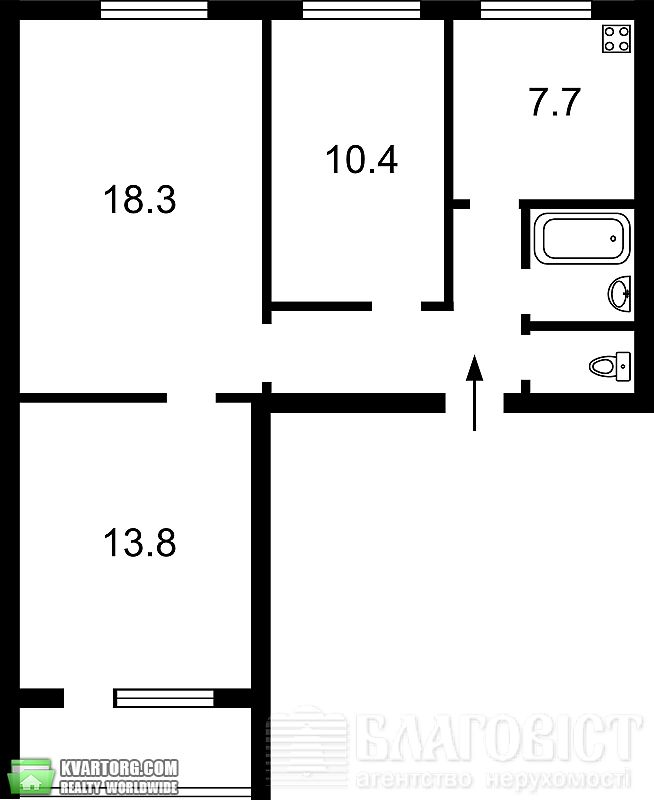 Sell 3-room apartment. Киев,  Оболонский пр — photo 2