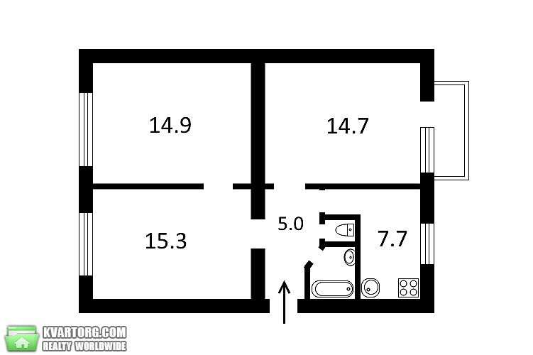 Sell 3-room apartment. Киев,  Светлицкого — photo 2