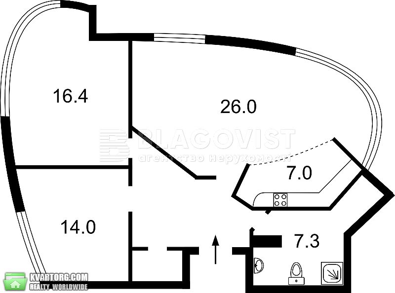 Rent out 3-room apartment. Киев,  Харьковское шоссе — photo 10