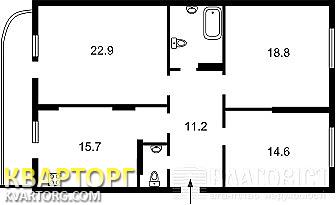 Sell 3-room apartment. Киев, 40-летия Октября просп — photo 5