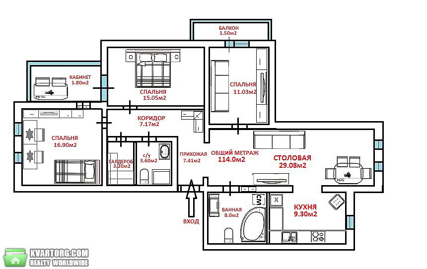 Sell 3-room apartment. Киев,  Срибнокильская — photo 10