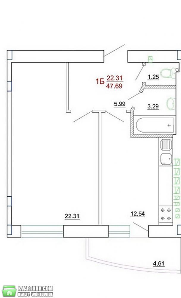 Sell 1-room apartment. Одесса, Генерала Цветаева — photo 2
