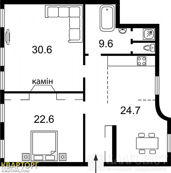 Sell 2-room apartment. Киев,  Малая Житомирская — photo 4