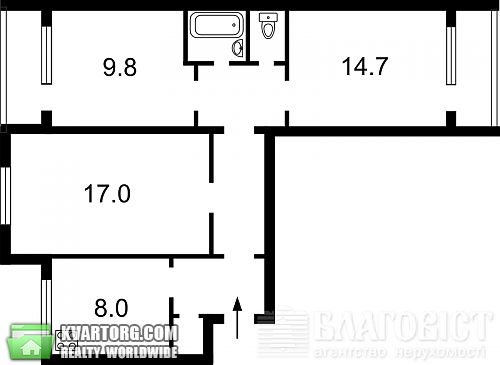 Sell 3-room apartment. Киев, Каштановая — photo 3