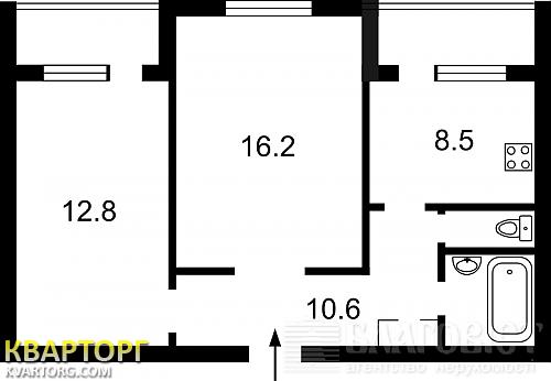 Sell 2-room apartment. Киев,  Бажана — photo 1