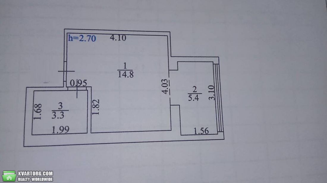 Sell 1-room apartment. Киев, Ясногорская — photo 7