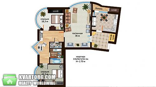 Sell 3-room apartment. Киев, Урловская — photo 9