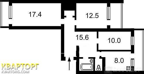 Sell 3-room apartment. Киев,  Довженко — photo 2