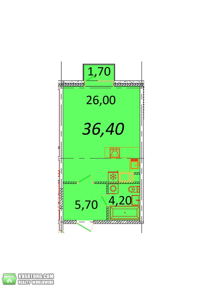 Sell 1-room apartment. Одесса, Академическая — photo 1