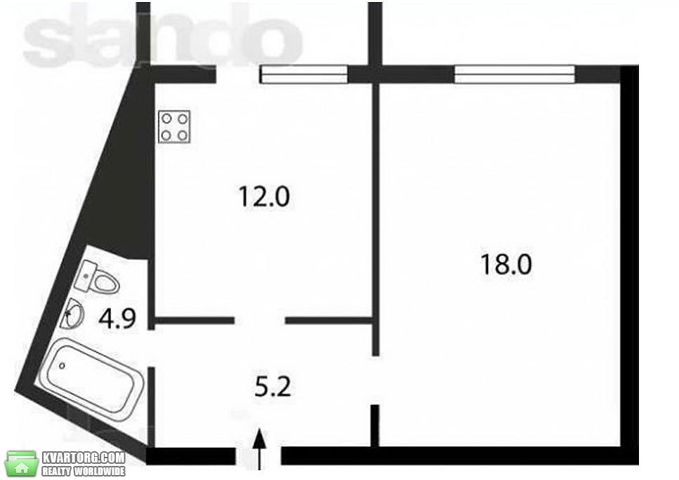 Sell 1-room apartment. Киев,  Урловская — photo 7
