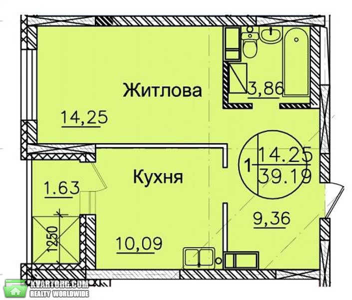 Sell 1-room apartment. Киев,  Львовская — photo 2