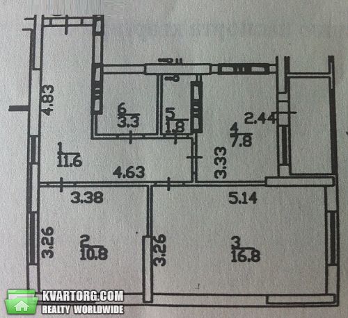 Sell 2-room apartment. Киев, пр. Владимира Маяковского — photo 3