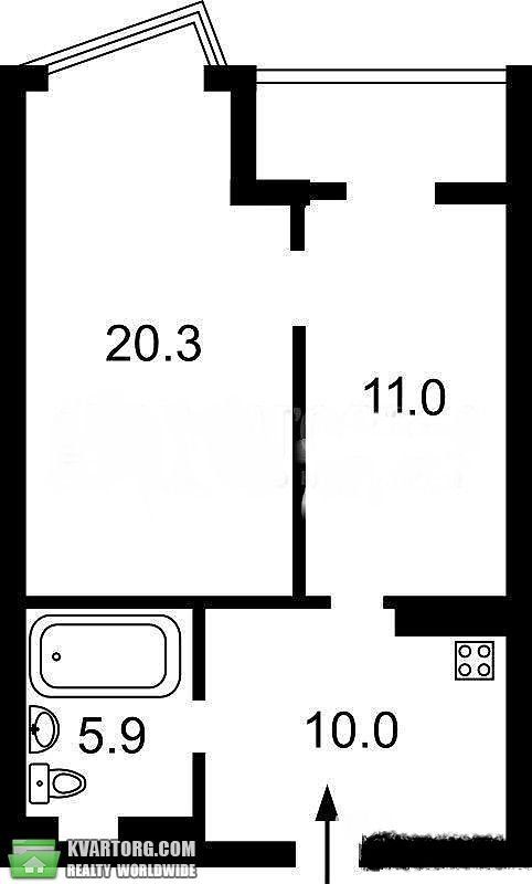 Sell 1-room apartment. Киев,  Драгоманова — photo 6