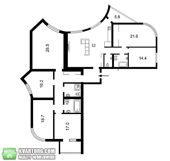 Sell multi-room apartment. Киев,  Героев Сталинграда пр — photo 1