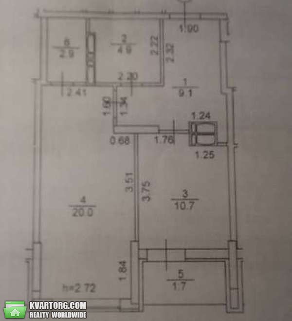 Sell 1-room apartment. Киев,  Булгакова — photo 2