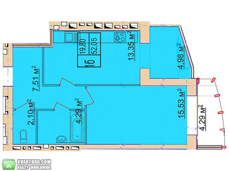 Sell 1-room apartment. Днепропетровск, Набережная победы — photo 2