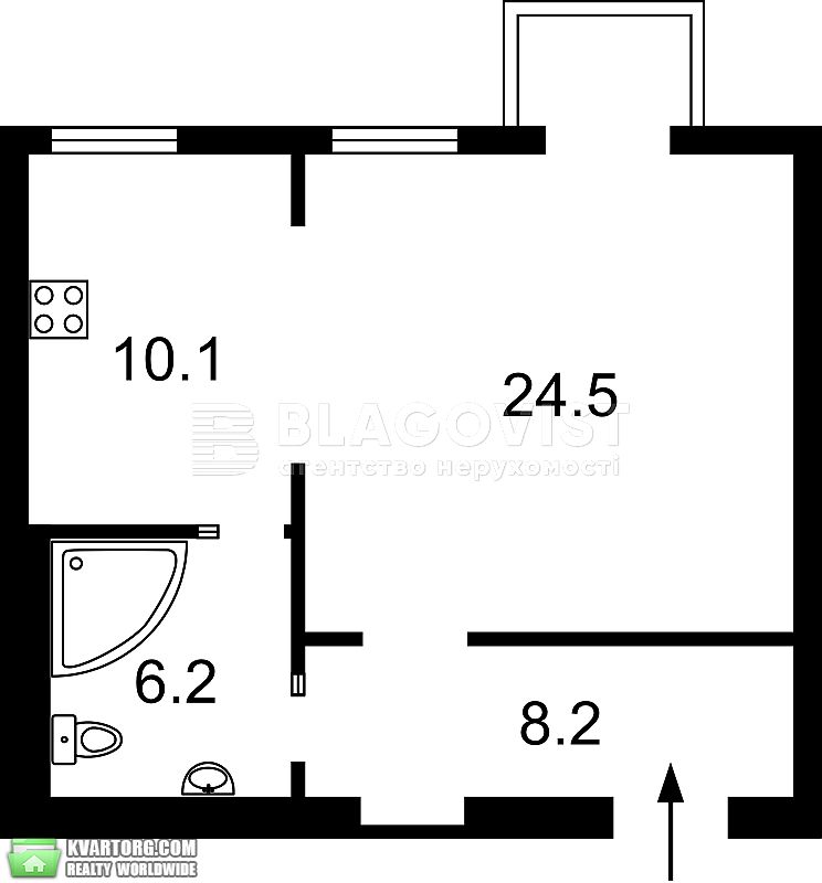 Sell 1-room apartment. Киев, володимирська — photo 2