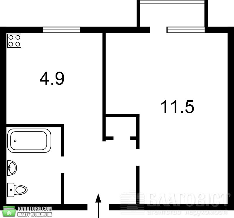 Sell 1-room apartment. Киев,  Лескова — photo 2