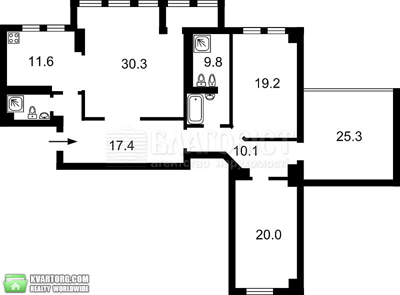 Sell 3-room apartment. Киев,  Дружбы Народов бул — photo 1