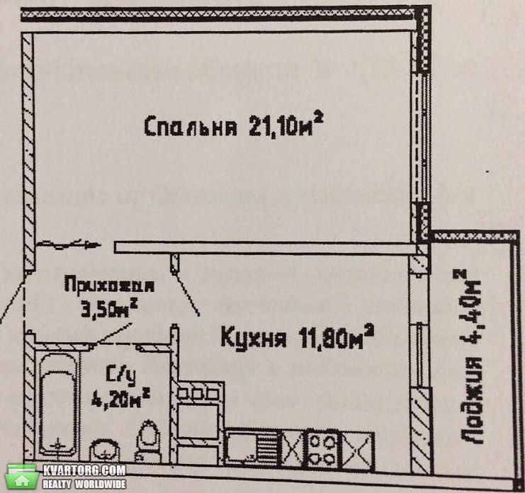 Sell 1-room apartment. Одесса, Среднефонтанская — photo 8