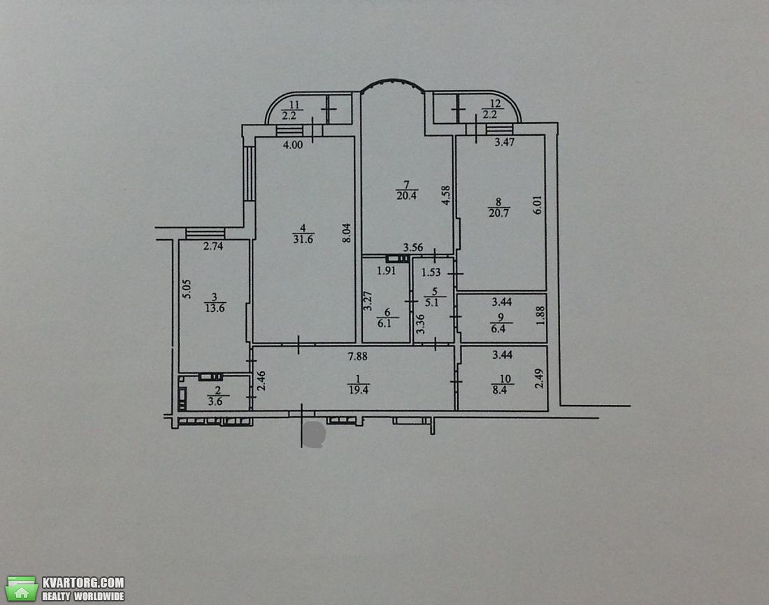 Rent out 3-room apartment. Киев, Лабортаорный переулок — photo 9