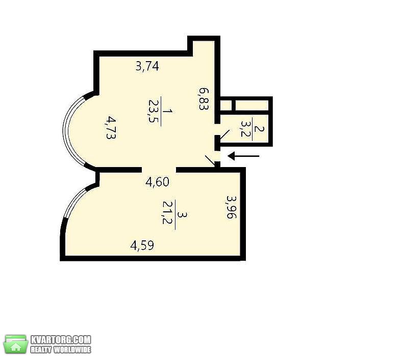 Sell 1-room apartment. Киев,  Урловская — photo 1
